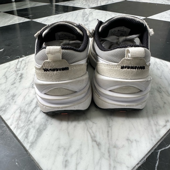 NIKE Little Kids 13.5 US White Waffle One Sneakers EU31.5 Suede Mesh Trainers - Picture 4 of 8